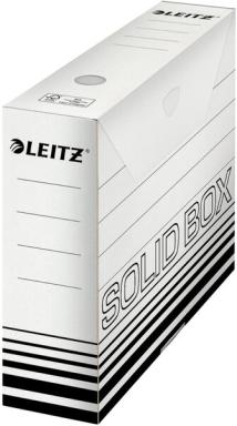 Archivschachtel Solid für A4 330x80x257mm, weiß, für bis zu 700 Bl