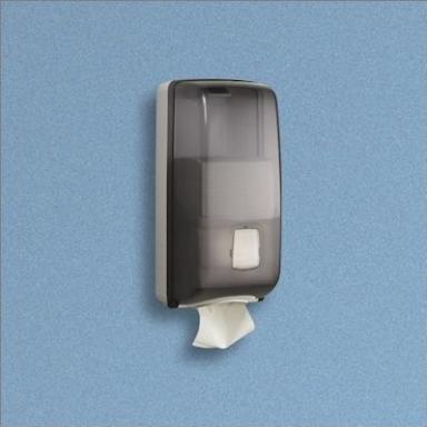 >>Artikel nicht mehr lieferbar <br>Toilettenpapier-Einzelblatt-Spender für 450 Blatt | transparent<br>ABS-Kunststoff weiß/grau-transparent, für Toilettenpapier Einzelblatt 11052