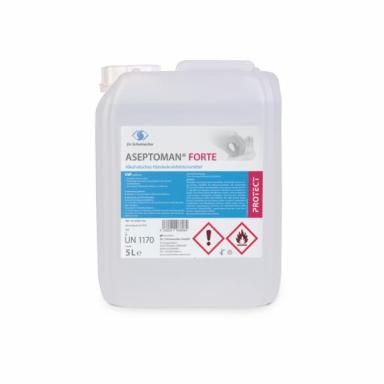 Aseptoman forte | 5 Liter alkoholisches Händedesinfektionsmittel+++ BIOZIDPRODUKTE VORSICHTIG VERWENDEN. VOR GEBRAUCH STETS ETIKETT UND PRODUKTINFORMATIONEN LESEN +++