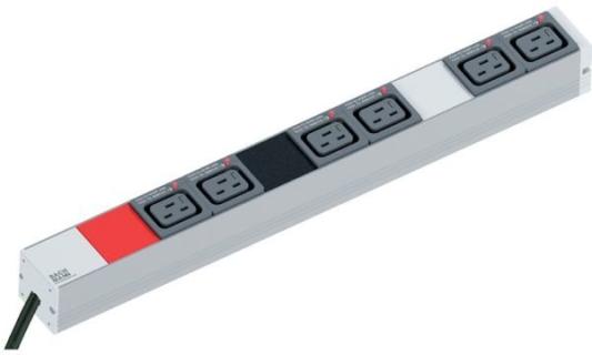 BACHMANN 19 IT Steckdosenleiste Ba sic, 1 HE, 6-fach, PDU (11297203)