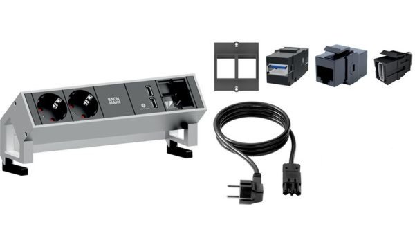 Image BACHMANN_DESK2_2x_Schuko_1x_USB_Charger_1x_img1_3837577.jpg Image