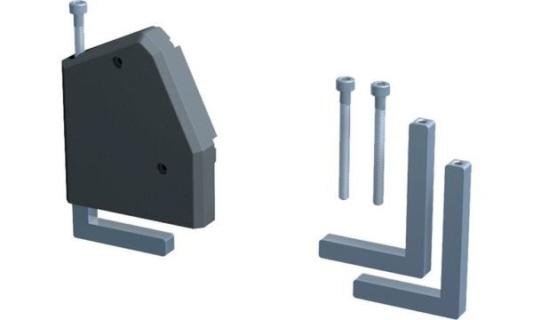 BACHMANN Haltewinkel f. DESK bis 50 mm (ein paar)