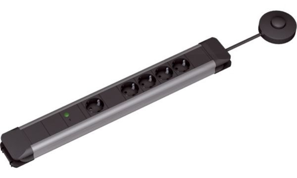 BACHMANN Steckdosenleiste CONNECTUS , 5-fach, mit Fußschalter (11297110