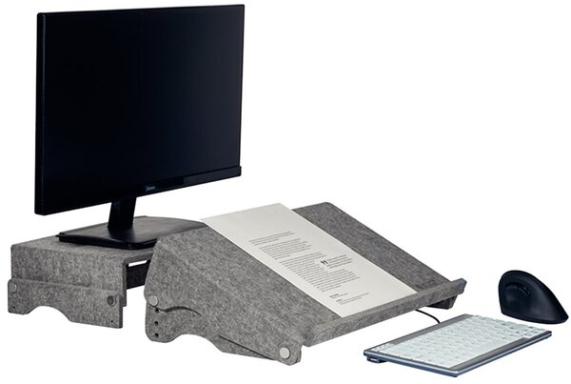 BAKKERELKHUIZEN Dokumentenhalter Q-doc 515 circular, grau retail