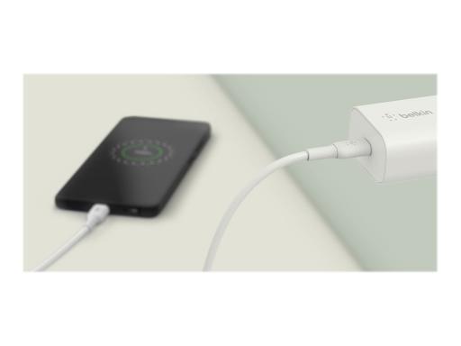 BELKIN BOOST Charge 25W USB-C Ladegerät + PD, weiß  WCA004vfWH
