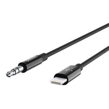 BELKIN MixIT Lightning auf 3,5mm AUX Kabel, 0.9 m, schwarz
