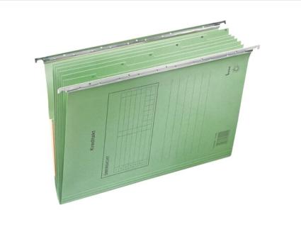 Kreditaktmappe Vetro-Mobil, moosgrün Hängemappe A4, mit Aufdruck, Innen-