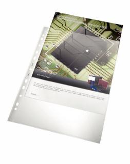 Lochrandhülle, A4, PP, 140my, klar oben offen, glatt