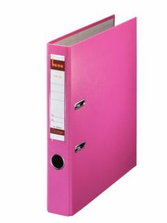 Ordner A4, No.1, 5,2cm,o.Kantenschutz, rosa, Folienkaschiert, Griffloch,
