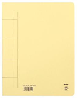 Schnellhefter, A4, 250g/m2, gelb kaufm. Heftung, für ca. 250 Blatt
