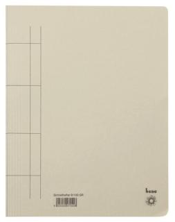 Schnellhefter, A4, 250g/m2, grau kaufm. Heftung, für ca. 250 Blatt