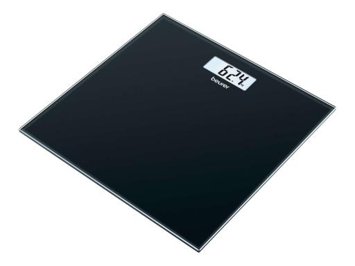 BEURER GS 10 Glaswaage black 180kg LCD-Anzeige 756.21