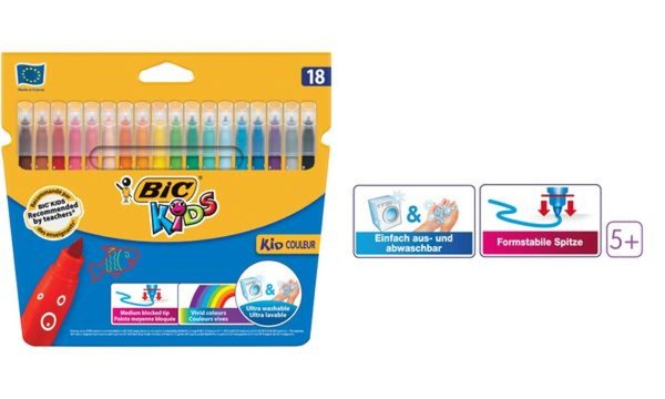 Image BIC_KIDS_Fasermaler_Kid_Couleur_med_ium_18er_img3_4373325.jpg Image