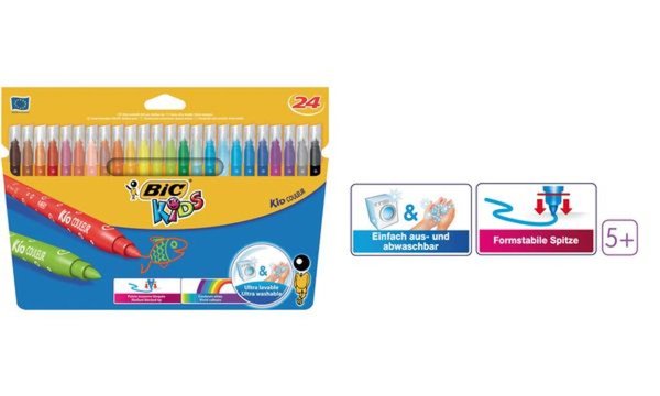 Image BIC_KIDS_Fasermaler_Kid_Couleur_med_ium_24er_img3_4373301.jpg Image