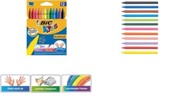 Image BIC_KIDS_Wachsmalkreide_Plastidecor__12er_img2_4381056.jpg Image
