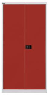 BISLEY Stahlschrank Universal E722A03G506 lichtgrau, kardinalrot 91,4 x 40,0 x 180,6 cm