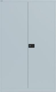 Flügeltürenschrank Universal B 1200 4 Boden 5 OH lichtgrau