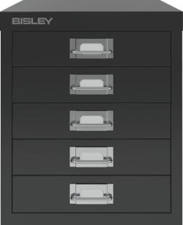 BISLEY MultiDrawer™ L125 Schubladenschrank lichtgrau mit 5 Schubladen 27,9 x 38,0 x 32,5 cm