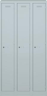 BISLEY Spind lichtgrau PL30501T2, 6 Schließfächer 90,0 x 50,0 x 180,0 cm