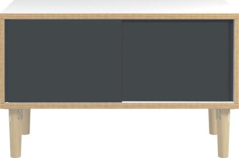 BISLEY MultiDrawer™ L125 Schubladenschrank verkehrsweiß mit 5 Schubladen 27,9 x 38,0 x 32,5 cm