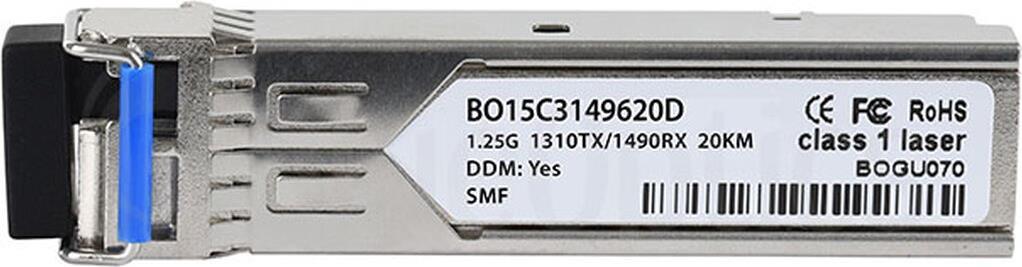 BLUEOPTICS BO15C3149620D Bidi SFP Transceiver 1000BASE-BX-U 20KM ( BO15C3149620