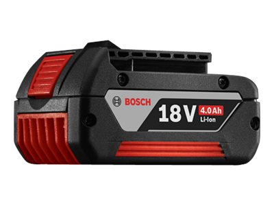 BOSCH GBA 18 V 4,0 Ah M-C - 4000 mAh - 18V - Schwarz - 11,5 cm - 7,4 cm - 5,6 c
