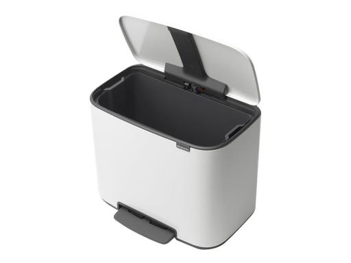BRABANTIA Bo Treteimer 36 L weiss