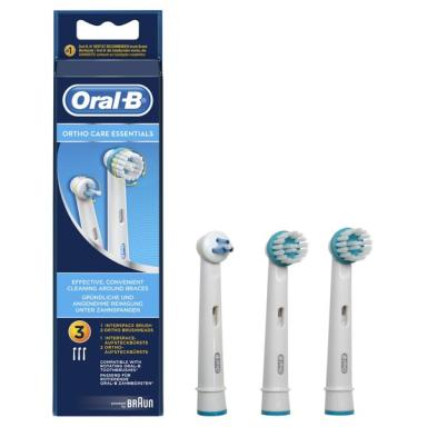 BRAUN Oral-B Aufsteckbürsten Ortho Care Essentials Kit 3er