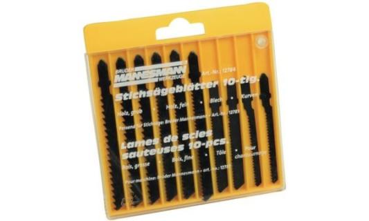 BRÜDER MANNESMANN Stichsägeblatt-Sa tz, 10-teilig (11600075)