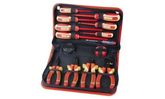 BRÜDER MANNESMANN VDE-Werkzeug-Satz -Tasche, 14-teilig (11600132)