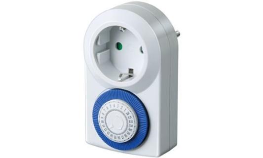 BRENNENSTUHL 1506160 Steckdosen-Zeitschaltuhr analog Tagesprogramm 3500 W IP20