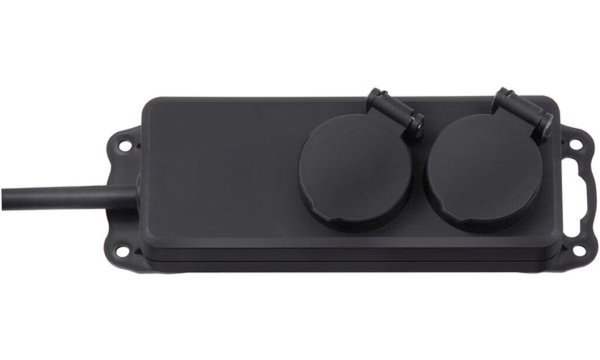 BRENNENSTUHL 2fach Steckdosenverteiler IP44 - Für die Verwendung im Außenbereic