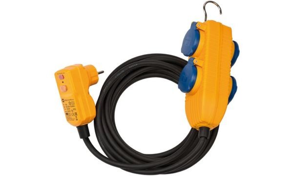 BRENNENSTUHL Schutzadapterleitung Brennenstuhl  FI IP44 5m Powerblock s