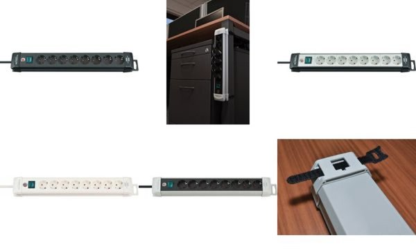 BRENNENSTUHL Steckdosenleiste Premium-Line Brennenstuhl 8fach 3m      sw