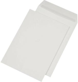 Versandtasche, C4, Papprückwand, ohne Fenster, Haftklebung, weiß, 120g