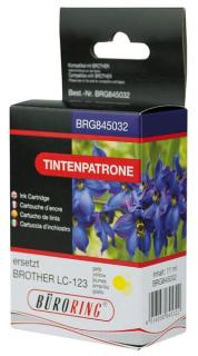 Tintenpatrone gelb für Brother, DCP-J132W, DCP-J152W, DCP-J172W,