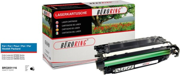 Toner Cartridge schwarz für HP Color LaserJet CP3520