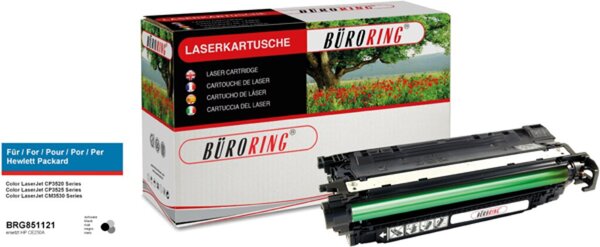 Toner Cartridge schwarz für HP Color LaserJet CP3520,CP3525DN,