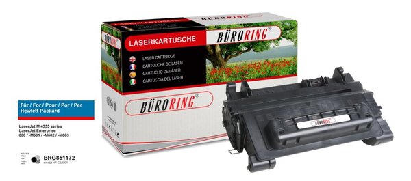Toner Cartridge schwarz für HP LaserJet Enterprise 600 M601n,
