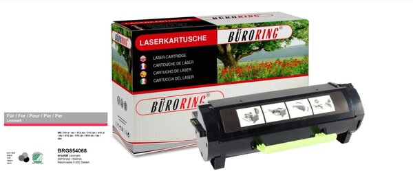 Toner Cartridge schwarz #500HA für Lexmark MS310d / 310-dn / 312dn /