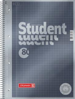 Collegeblock A4 kariert Premium Student, 90 g/qm