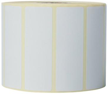 Einzeletikettenrolle 76 x 26 mm, weiß, 1900 Etiketten/Rolle