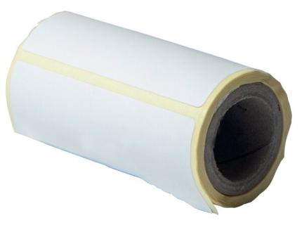 Einzeletikettenolle, 76 x 44mm, (40mm OD), Thermodirektetikett