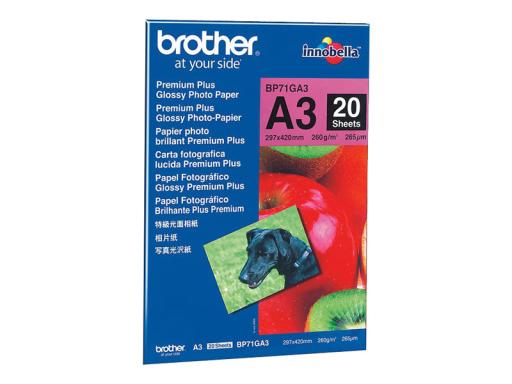 BROTHER BP-71GA3 Fotopapier A3 20BL