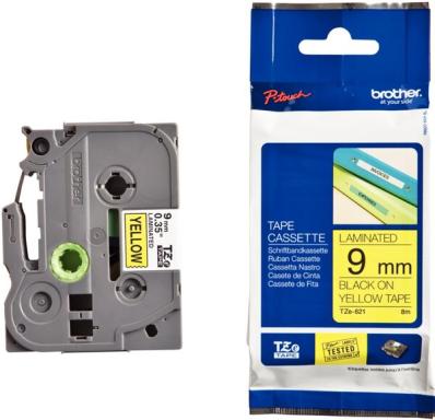 Image BROTHER_Farbband_9mm_schwarz_auf_gelb_img0_3688783.jpg Image