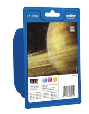 BROTHER LC1100 Rainbow Pack Gelb, Cyan, Magenta Tonerpatrone