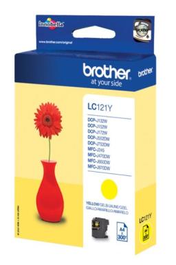 BROTHER LC121Y Gelb Tintenpatrone