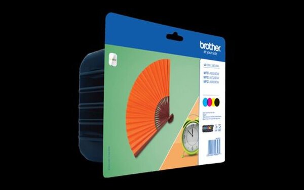 BROTHER LC129XL Value Pack 4er Pack Schwarz, Gelb, Cyan, Magenta Tintenpatrone