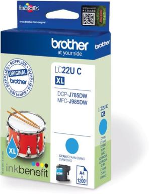 BROTHER LCLC22UC XL Cyan Tintenpatrone