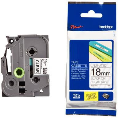 Image BROTHER_Schriftbandcass_18_mm_farblosschwarz_img6_3687809.jpg Image